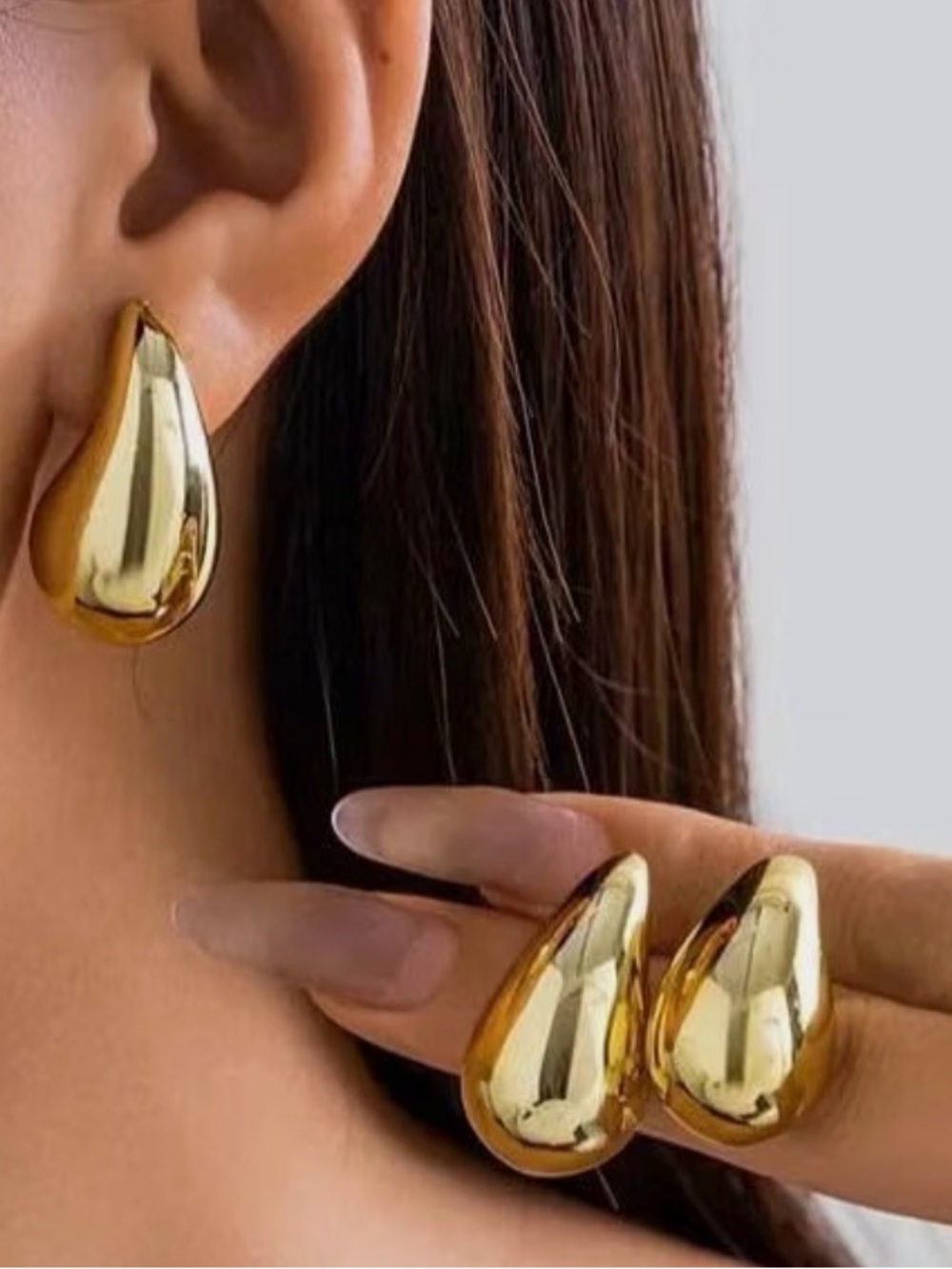 Free Gold Teardrop Earrings with any $50 purchase from my closet!